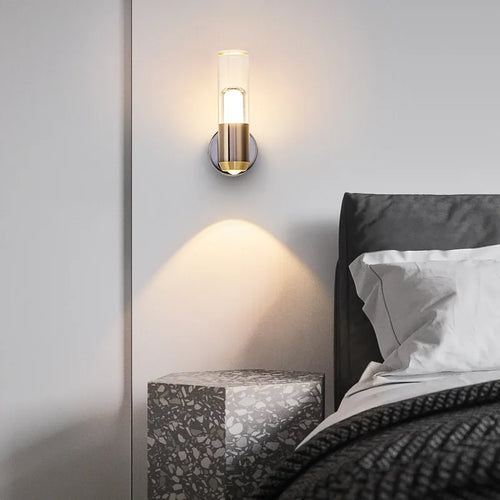 applique murale mini en acrylique transparent style 	 luminaire