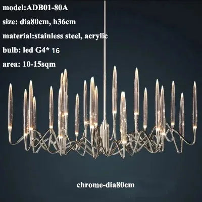 applique murale en cristal design lumineux pour intérieur élégant - vue 14 sur 22