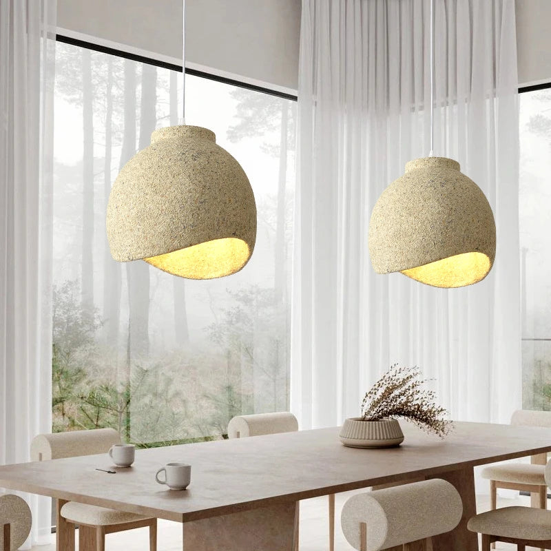 lustre wabi sabi nordique pour restaurant bar et décoration familiale