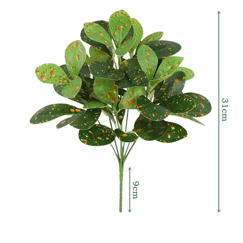feuilles de bambou dieffenbago en soie pour décoration élégante - vue 12 sur 32
