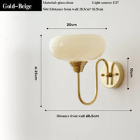 2024 Bauhaus Medieval Modern French Bedroom, Study Room, Living Room Chandelier Designer Nordic Retro Wall Lamp