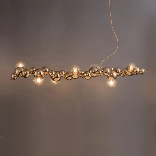 lustre led design moléculaire éclairage tendance 2024 suspension - vue 2 sur 16