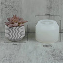moules en silicone pour pots de fleurs en béton nordique et décoration intérieure