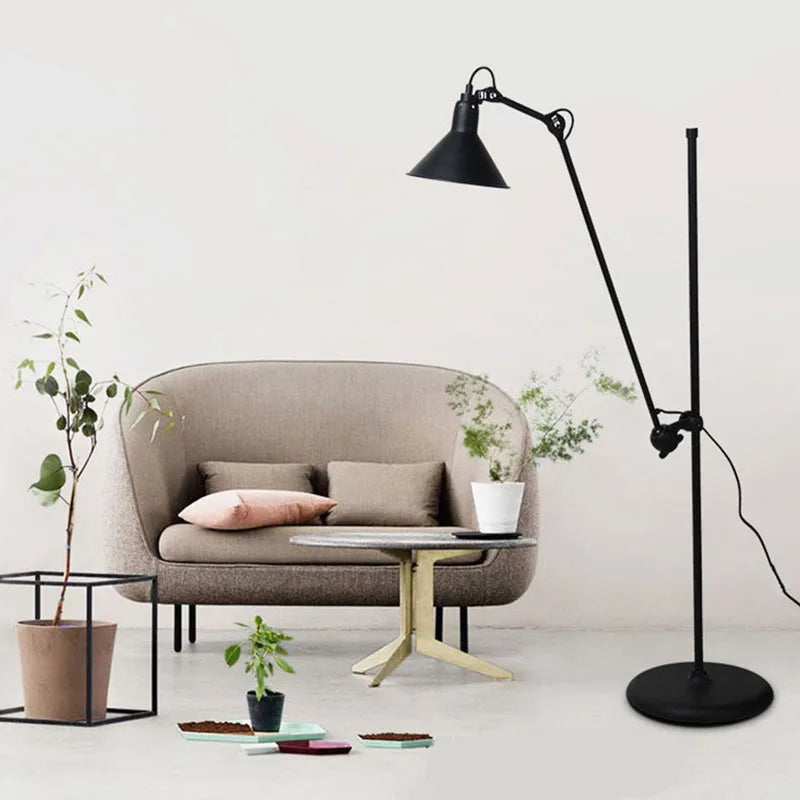 lampadaire vintage réglable pour lecture et éclairage général - vue 4 sur 14