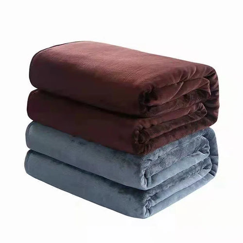 Plaid polaire flanelle douce chaude antipeluches maison