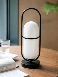 Modern nordic glass portable decorative lamp