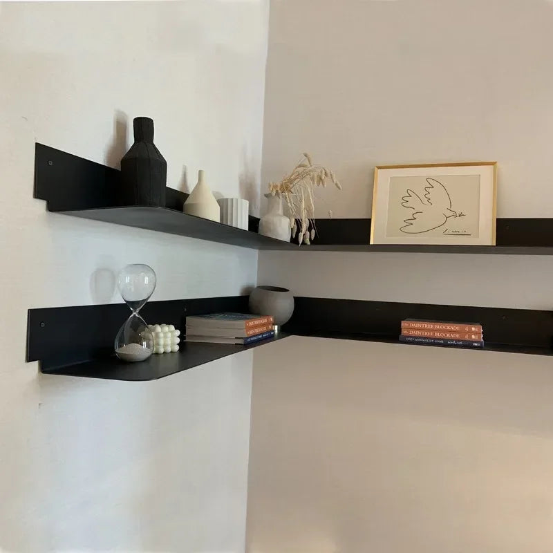 supports de rangement muraux en métal pour une décoration créative - vue 4 sur 6