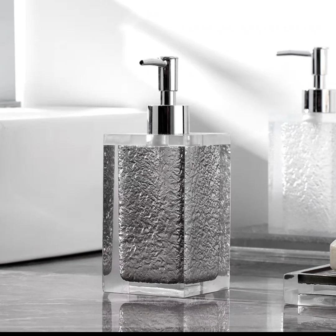 distributeur de désinfectant mains résine rechargeable portable savon lotion - vue 11 sur 16
