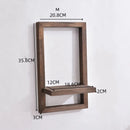 Wood Floating Wall Shelves Hanging Shelves for Wall Storage Rustic Farmhouse Decor for Bedroom Bathroom , Living Room Kitchen