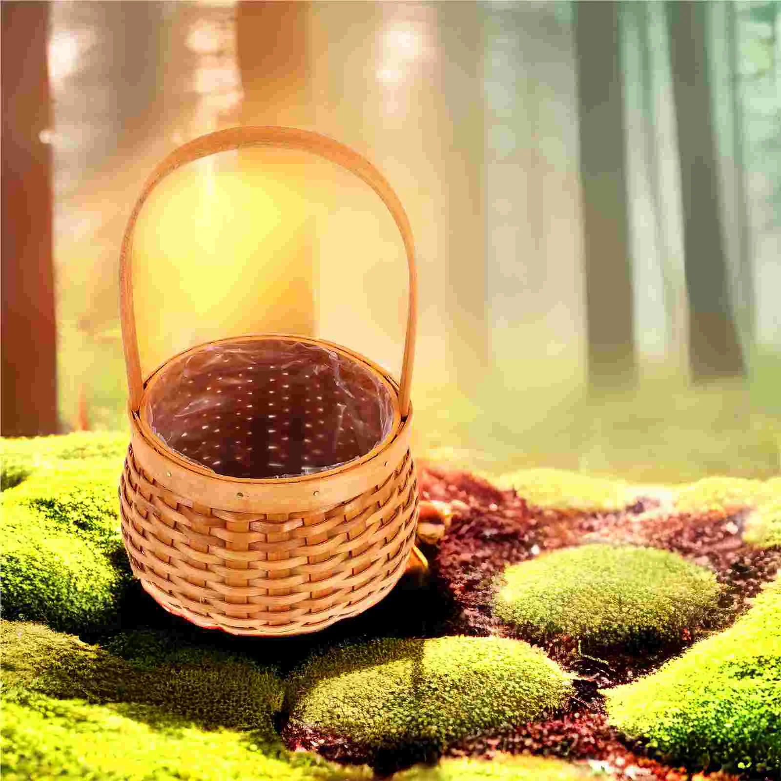mini panier en bois pour fleurs et rangement décoratif - vue 7 sur 6