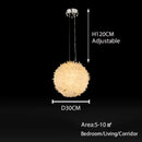 lustre moderne en cristal naturel pour décoration intérieure élégante