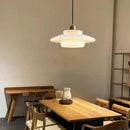 Minimalist glass chandelier for modern interior decor
