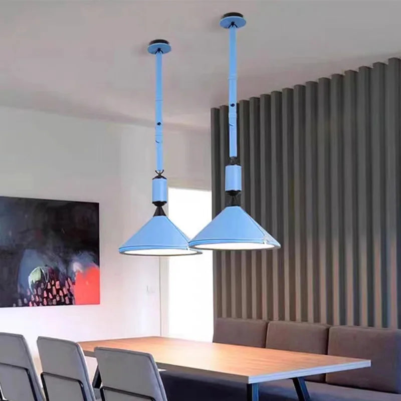 suspension en cuir artificiel style art déco pour intérieur - vue 4 sur 15