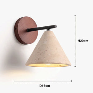 Classic natural stone wall light for interior decoration