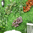 Artificial Grass Green Plants Wall Decor Accessories For Wedding,Plastic Monstera Fake Plants For Home Garden Bonsai Decoration