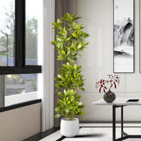 Realistic artificial banyan branch for indoor and outdoor decoration