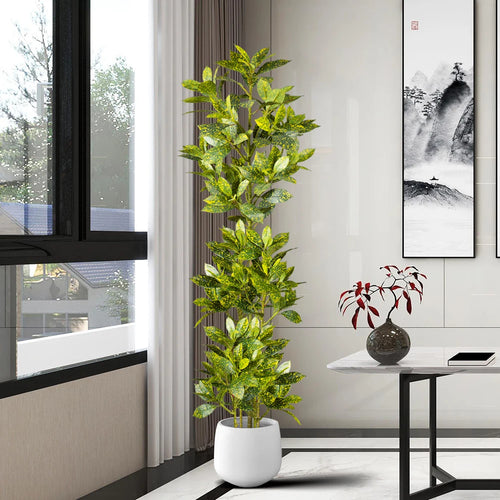 Realistic artificial banyan branch for indoor and outdoor decoration