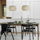 Nordic stretch fabric pendant light for living room, modern chandelier for dining or cafe