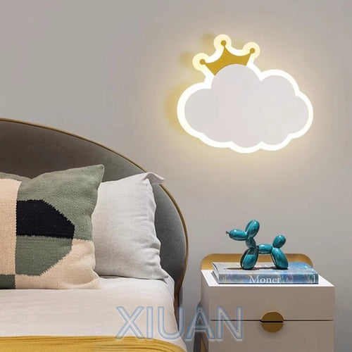 applique murale décorative en forme de nuage pour enfants - vue 4 sur 7