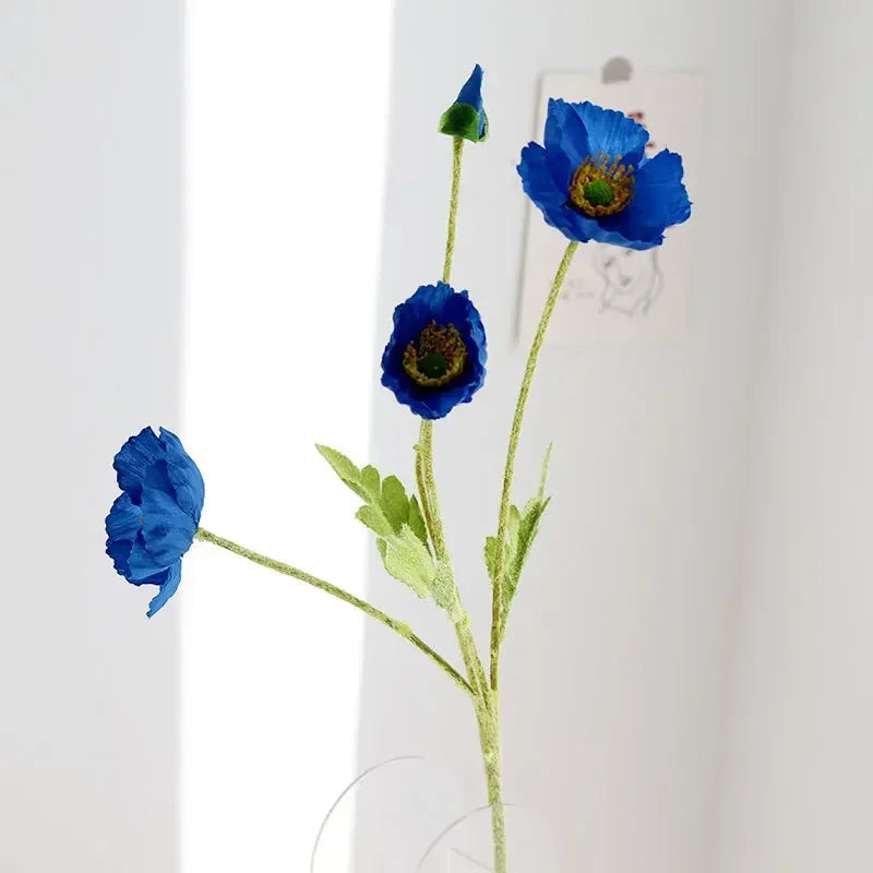 fleurs artificielles coquelicots pour mariage et décoration intérieure - vue 13 sur 25