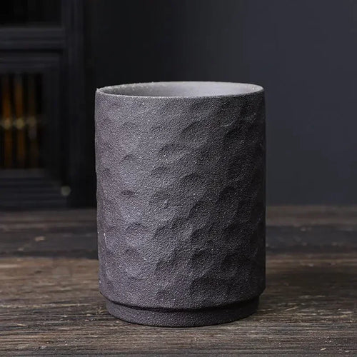 Mug vintage en ceramique style chinois rustique artisanal