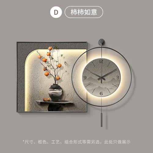 horloge murale au design unique et esthétique pour décoration moderne - vue 10 sur 12