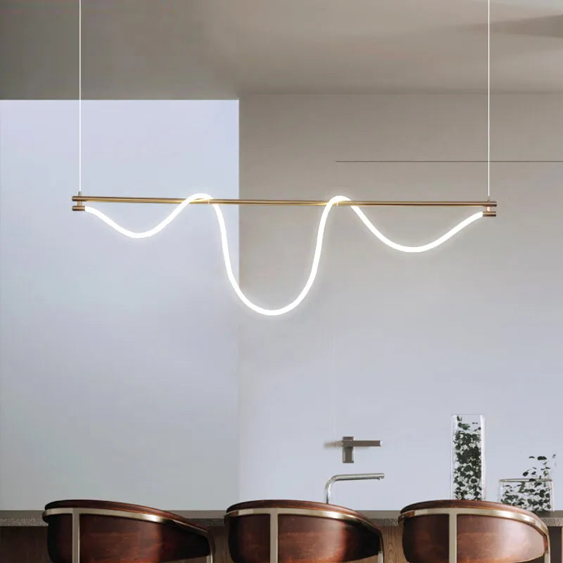 lustre design moderne led pour éclairage intérieur