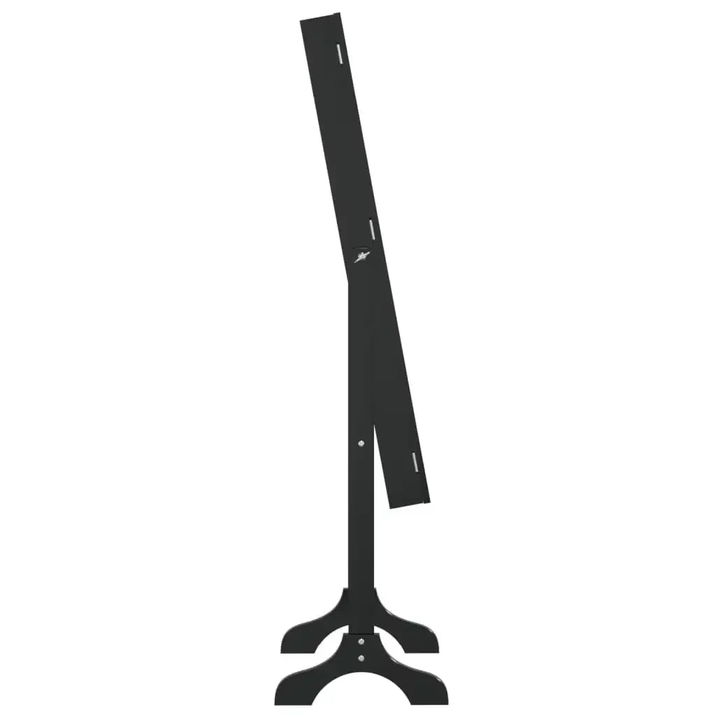 Black foot mirror 34x37x146 cm, home decoration wall Deco living room decoration - vue 6 sur 7