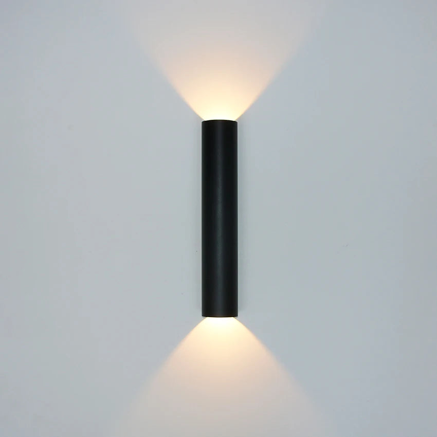applique murale led en aluminium haut et bas au40