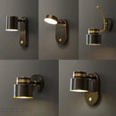Nordic minimalist creative copper wall light