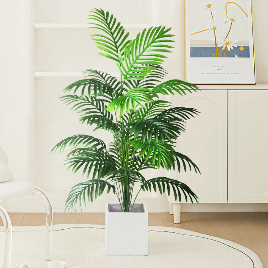 grand palmier artificiel feuillage tropical décoration intérieure extérieure - vue 4 sur 11