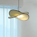 Lustres en tissu rétro français lampes suspendues modernes et romantiques pour chambre à coucher