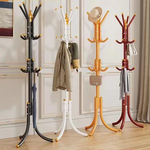 Steel Stand Vertical coat hangers ,Wall Entrance Shoe Coat Rack,Floor Clothes Wardrobes Clothing Shelf Furniture - vue 2 sur 6