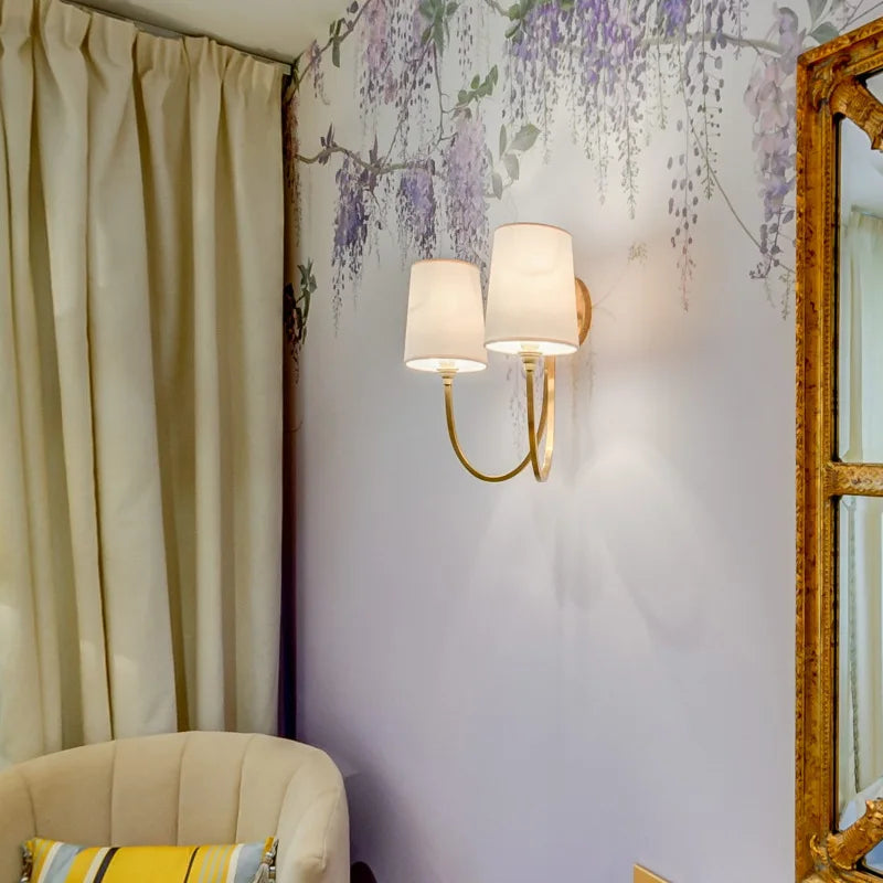 Appliques murales modernes intérieur en laiton applique pour chambre salon applique murale décor à la maison chevet applique murale éclairage - vue 5 sur 9