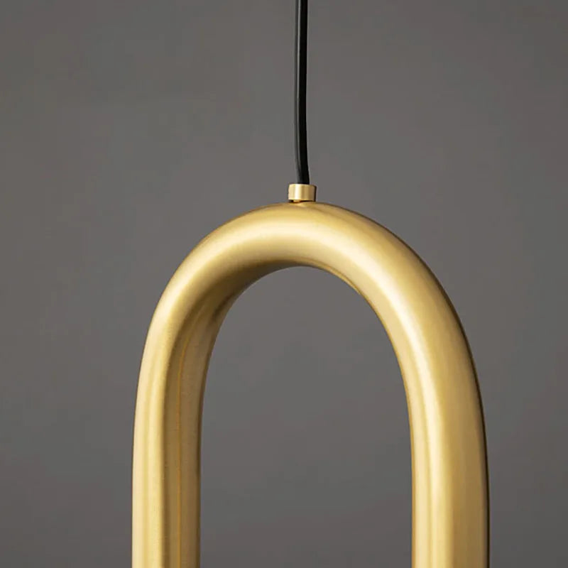 suspension LED ellipse design moderne réglable en hauteur - vue 6 sur 12