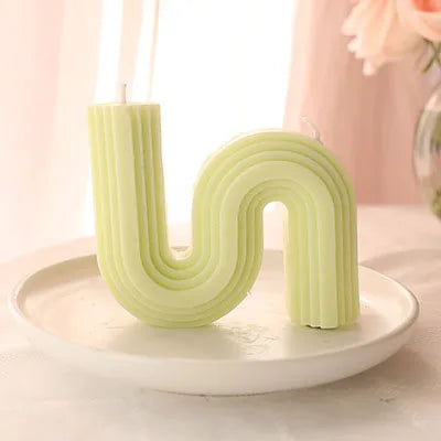 bougies parfumées géométriques en forme de u pour décoration intérieure - vue 21 sur 27