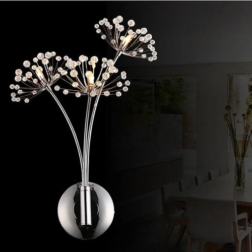 applique murale nordique en forme de pissenlit design créatif à led - vue 7 sur 7