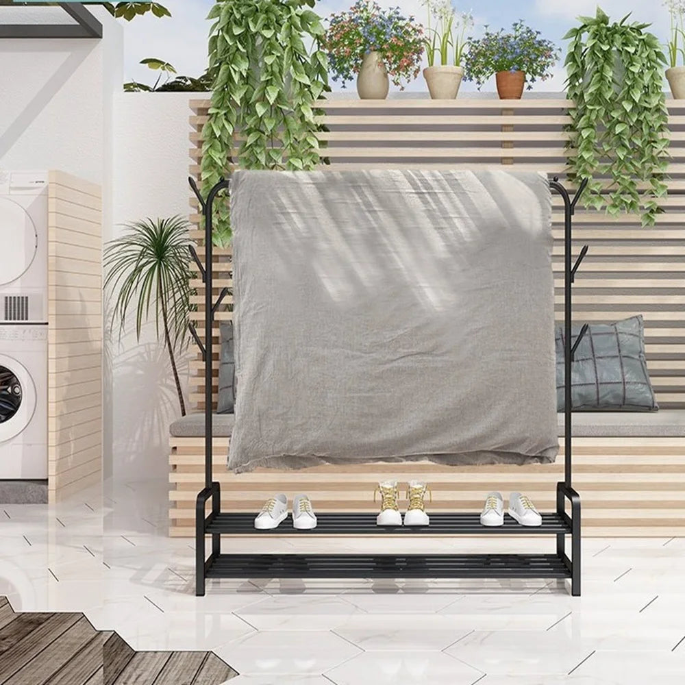 porte-manteaux sur poteau grande capacité pour vêtements et accessoires - vue 4 sur 7