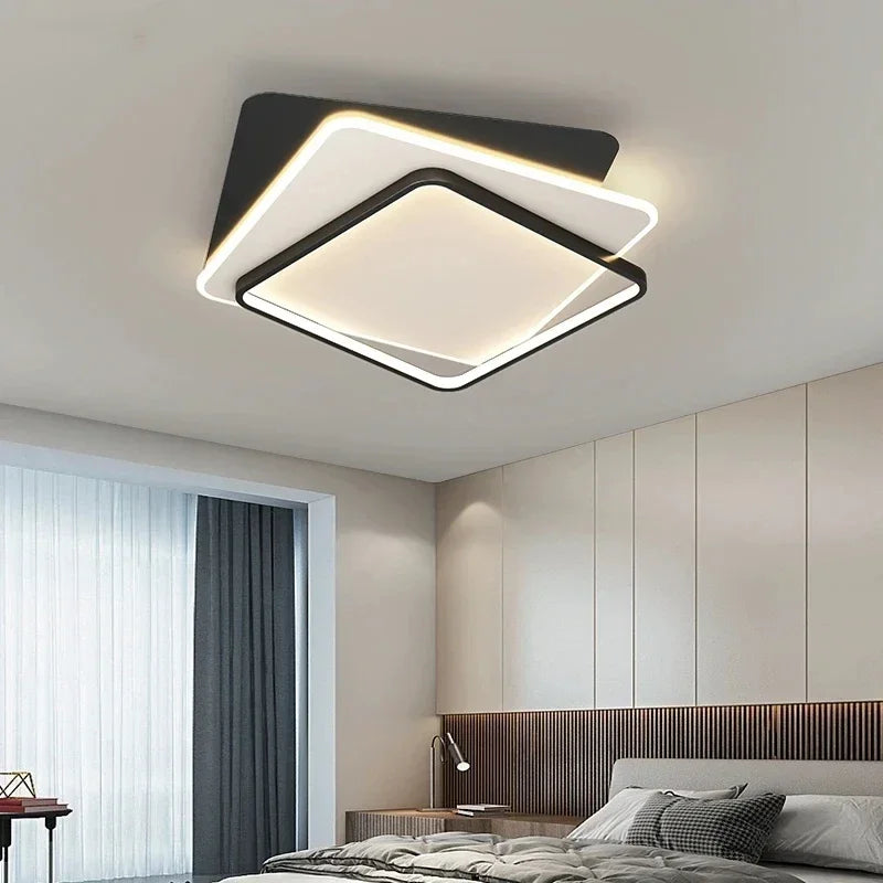 plafonnier led suspendu design moderne luminaire décoratif d'intérieur - vue 3 sur 15