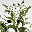 Realistic artificial olive branch for interior decoration