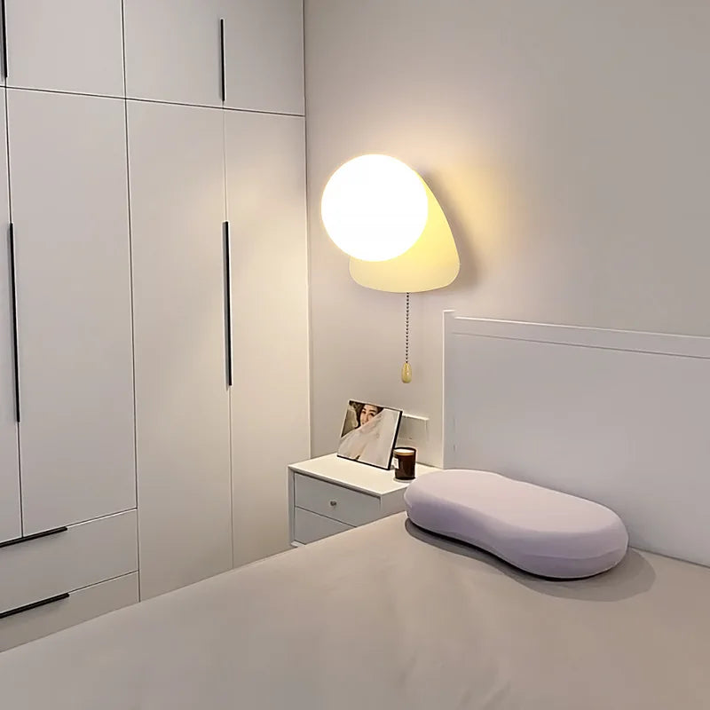 applique murale moderne à led avec interrupteur en verre pour chambre d'enfant - vue 6 sur 21