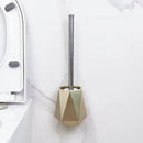 brosse de toilette en silicone avec support mural ou sur pied