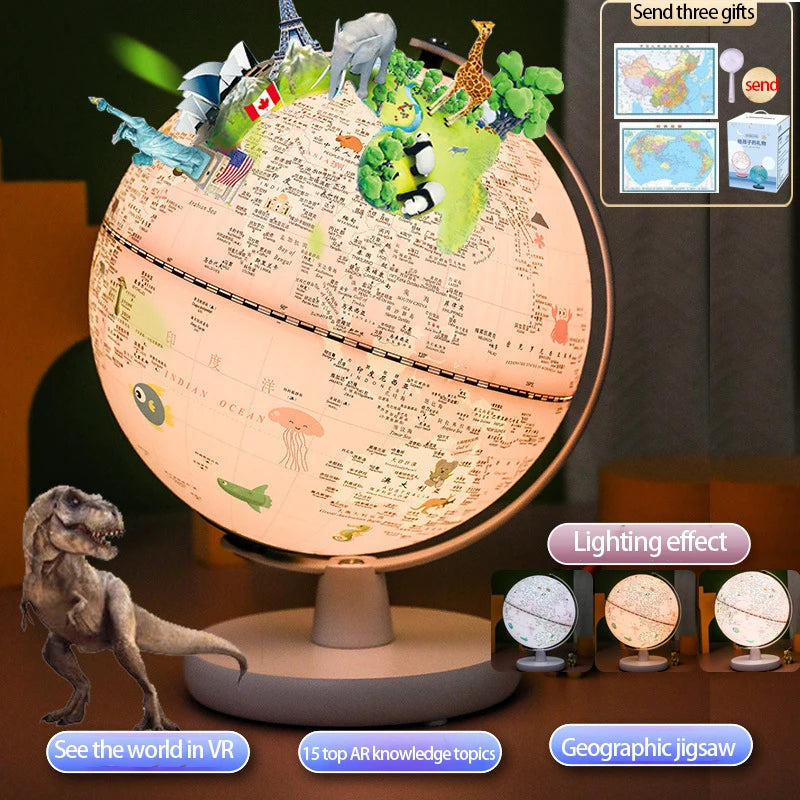 lampe de bureau intelligente avec globe cadeau créatif pour enfants - vue 8 sur 14