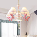lustre carrousel pour chambre d'enfant moderne et romantique