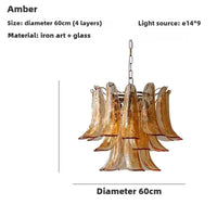 Modern Luxury Hardware Glass Chandelier Suitable for Villa Living Room Art Exhibition Hall, Hotel Bedroom Decoration Lighting