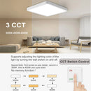 plafonnier led encastré ultra mince moderne pour intérieur