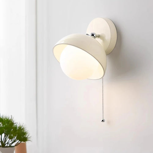 appliques murales en verre blanc style crème française pour intérieur élégant - vue 2 sur 6