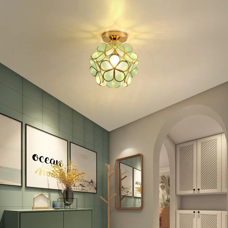 lampes de plafond macaron à tête unique led moderne - vue 4 sur 20