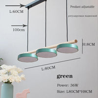 Scandinavian style LED pendant chandelier for bar, restaurant or living room ceiling - factory wholesale