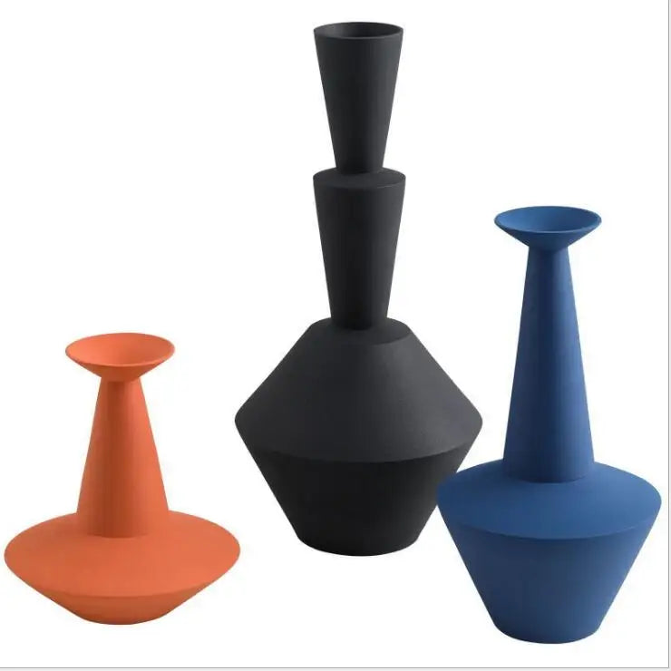 vase en céramique nordique décoration artisanale pour intérieur - vue 11 sur 10